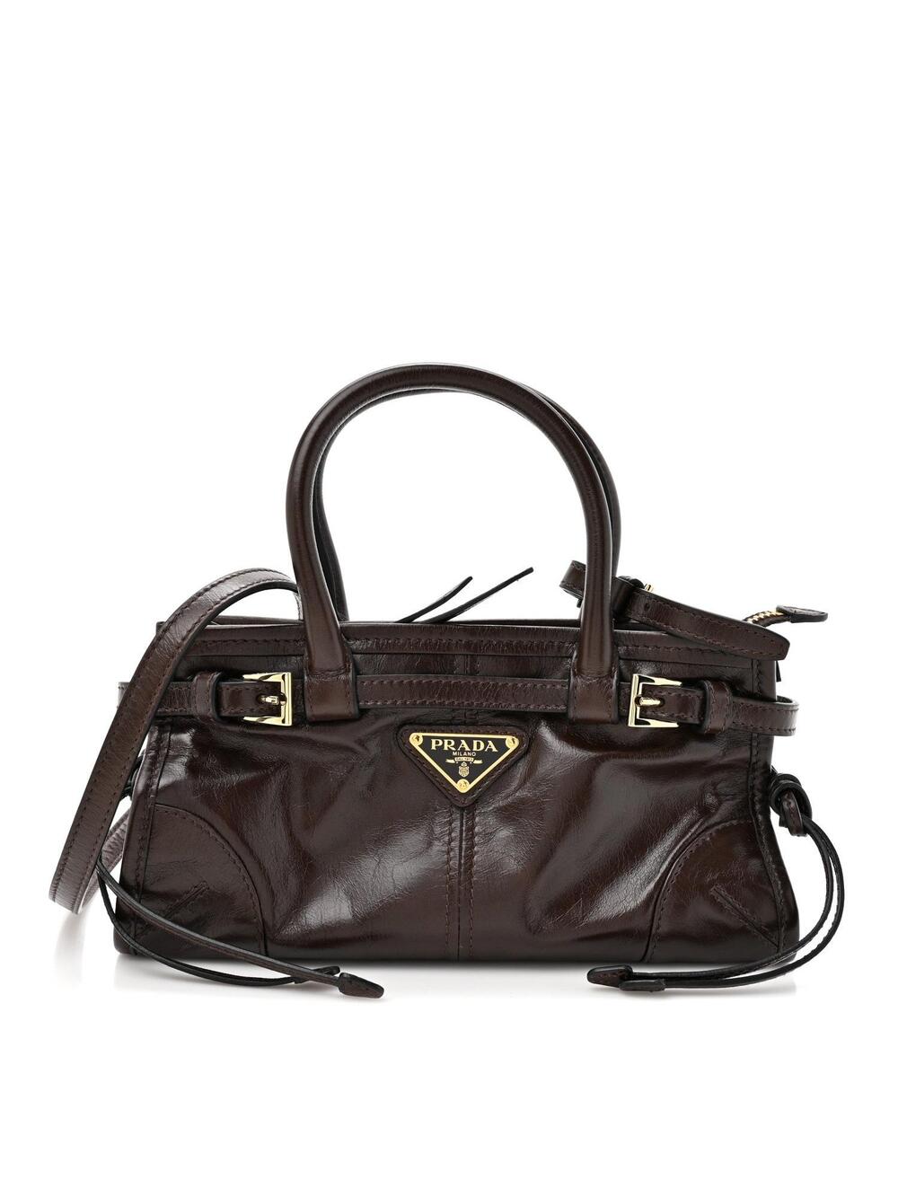Prada Glossy Calfskin Triangle Mini #343132P25B